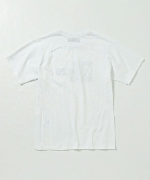 ウノピゥウノウグァーレトレリラックス　ラインストーンロゴ半袖Tシャツ