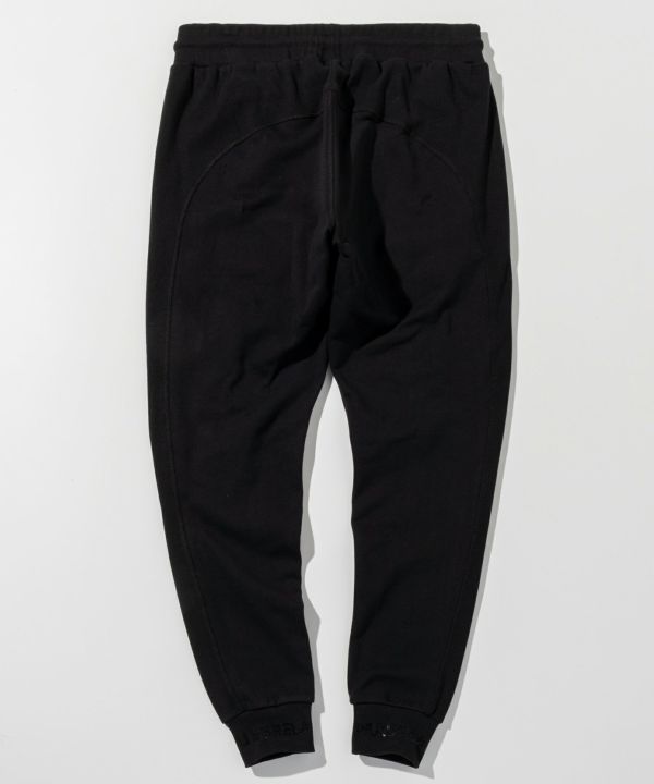 ウノピゥウノウグァーレトレリラックス　ラインストーンヘムスウェットジョガーパンツ