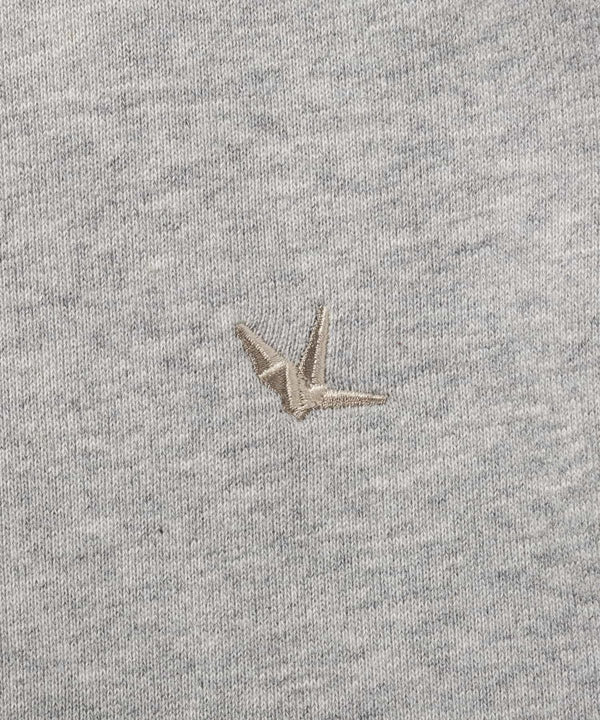 ウノピゥウノウグァーレトレリラックス　ラインストーンカフスウェットクルーネックプルオーバー