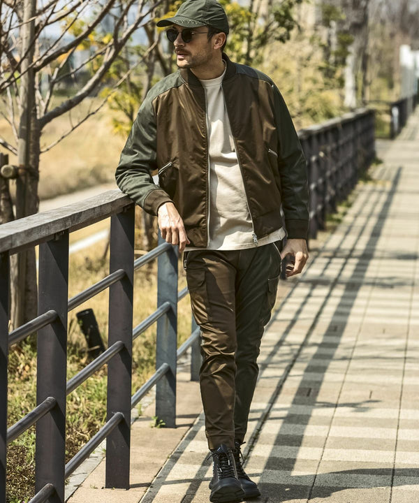 ウノピゥウノウグァーレトレリラックス　ブライトストレッチクレイジーブルゾン