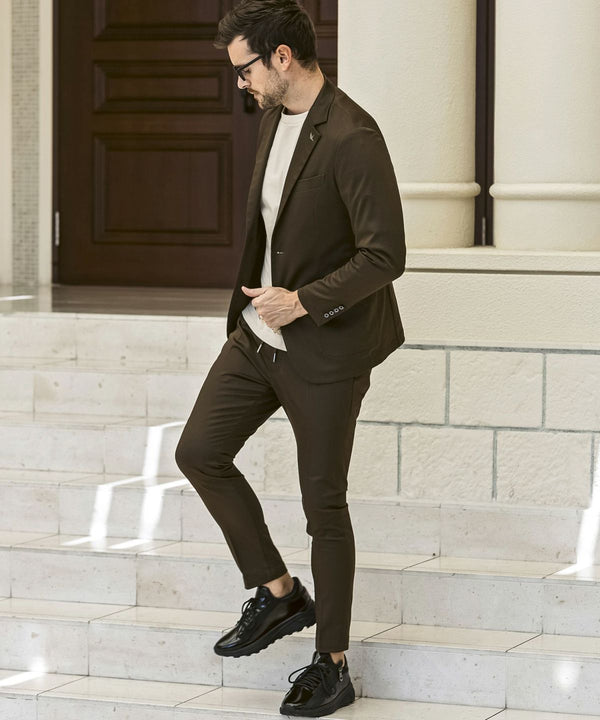 ウノピゥウノウグァーレトレリラックス　ブライトストレッチジャケット