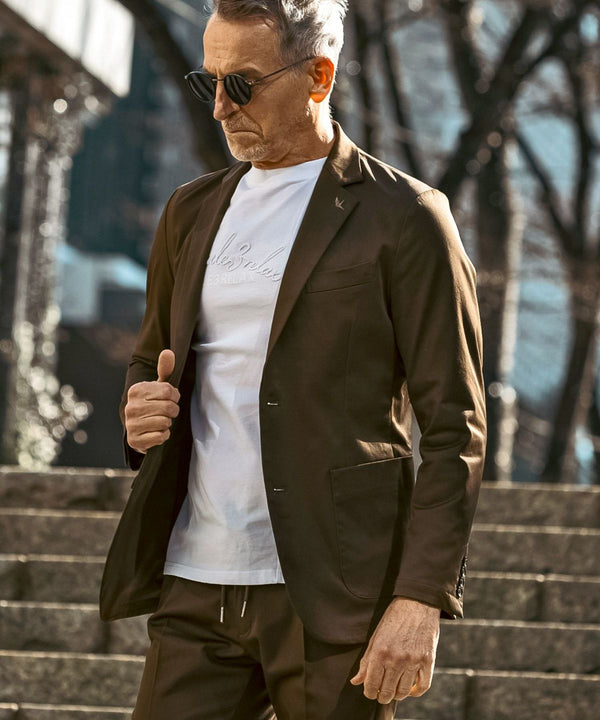 ウノピゥウノウグァーレトレリラックス　ブライトストレッチジャケット