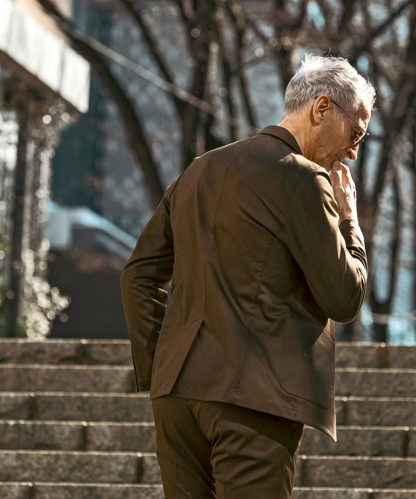 ウノピゥウノウグァーレトレリラックス　ブライトストレッチジャケット