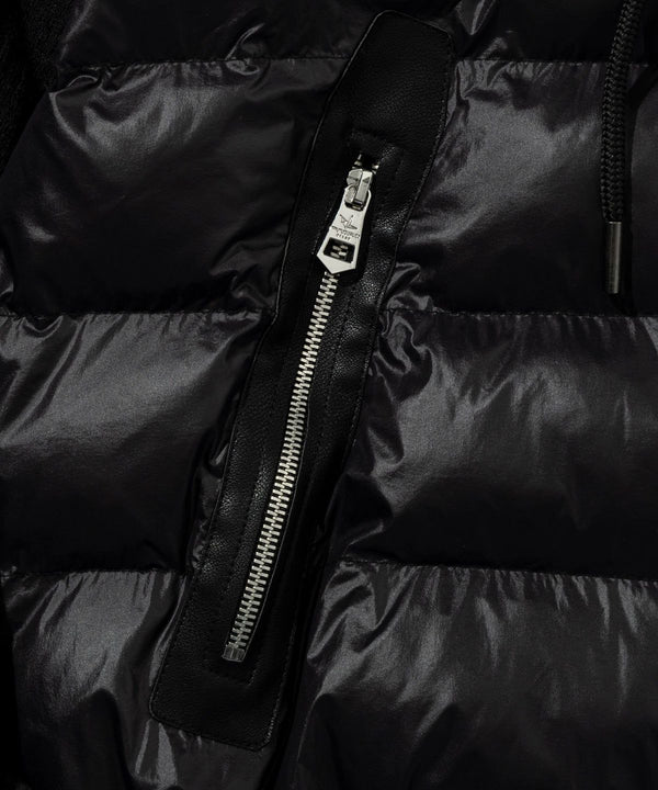 ウノピゥウノウグァーレトレリラックス　ブラックジャガードパデッドパーカー