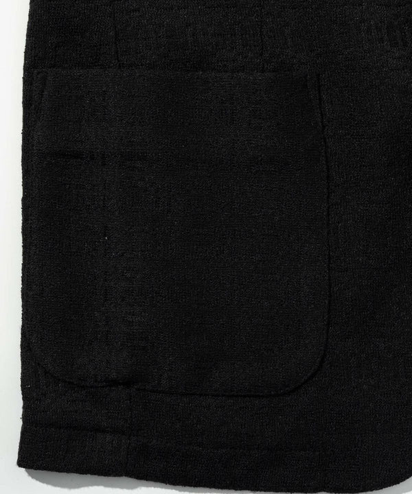 ウノピゥウノウグァーレトレリラックス　ブラックジャガードジャケット