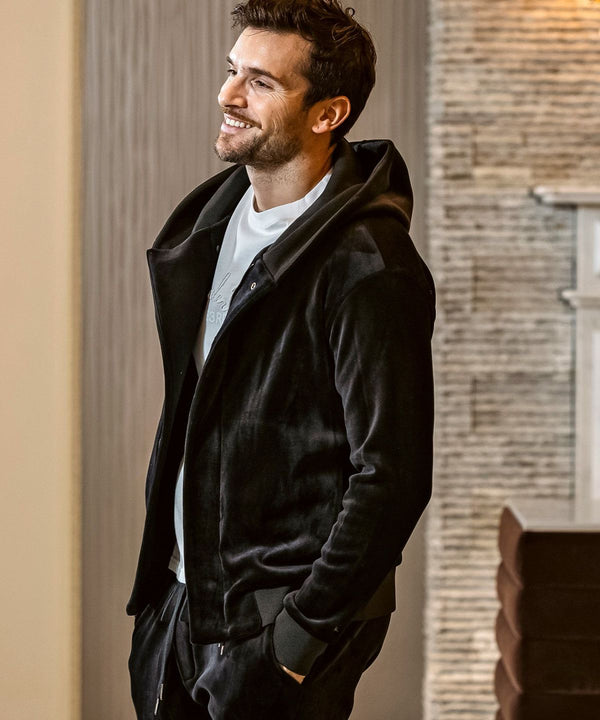 ウノピゥウノウグァーレトレリラックス　ヘビーベロアラップパーカー