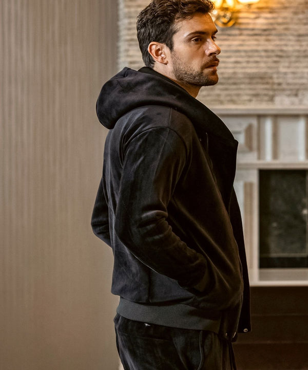 ウノピゥウノウグァーレトレリラックス　ヘビーベロアラップパーカー