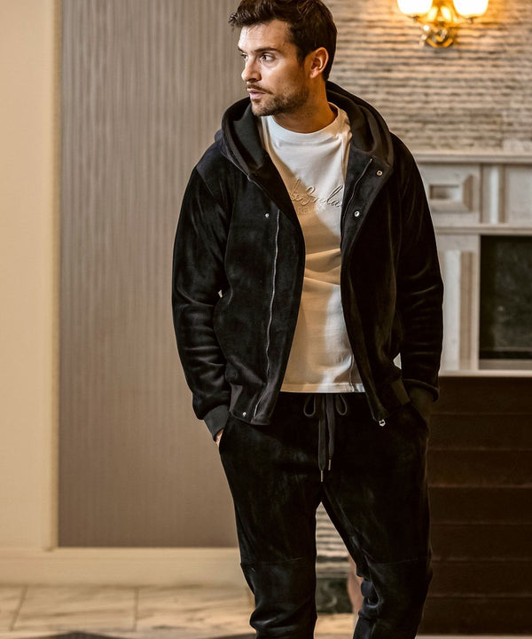 ウノピゥウノウグァーレトレリラックス　ヘビーベロアラップパーカー