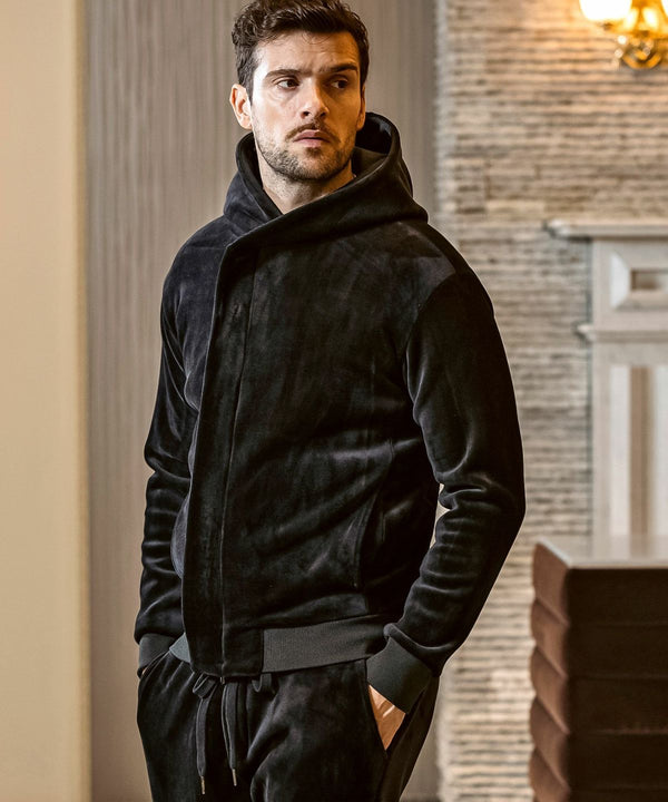 ウノピゥウノウグァーレトレリラックス　ヘビーベロアラップパーカー