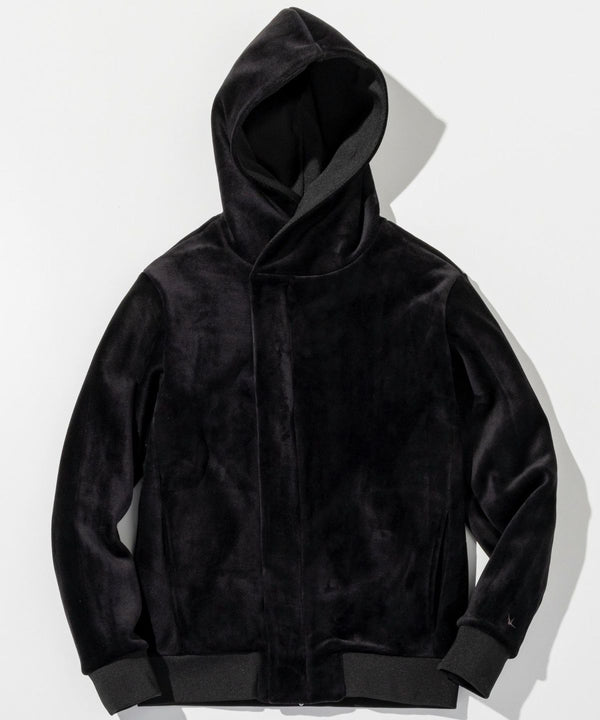 ウノピゥウノウグァーレトレリラックス　ヘビーベロアラップパーカー