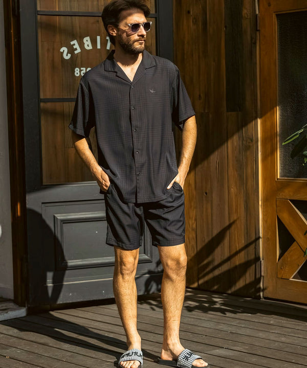 ウノピゥウノウグァーレトレリラックス　グレンチェックショーツ