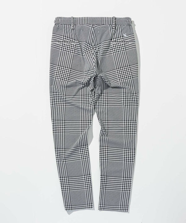 ウノピゥウノウグァーレトレリラックス　接触冷感グレンチェックナイロンスラックス