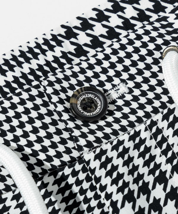 ウノピゥウノウグァーレトレリラックス　接触冷感グレンチェックナイロンスラックス