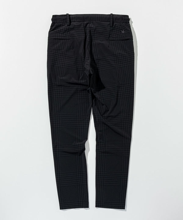 ウノピゥウノウグァーレトレリラックス　接触冷感グレンチェックナイロンスラックス