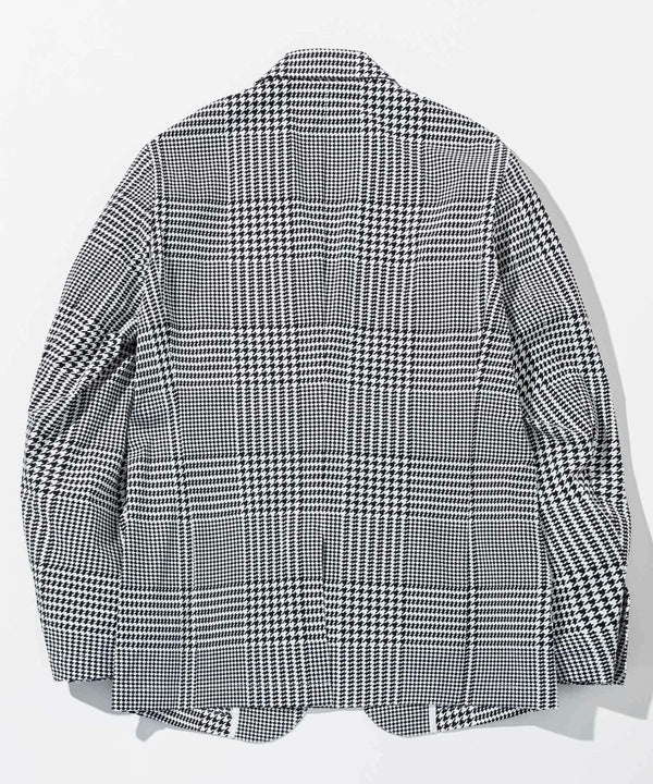 ウノピゥウノウグァーレトレリラックス　接触冷感グレンチェックナイロンジャケット