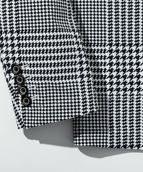 ウノピゥウノウグァーレトレリラックス　接触冷感グレンチェックナイロンジャケット