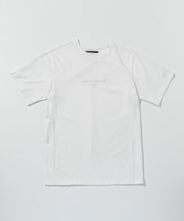 ウノピゥウノウグァーレトレリラックス　エンボスロゴ半袖Tシャツ