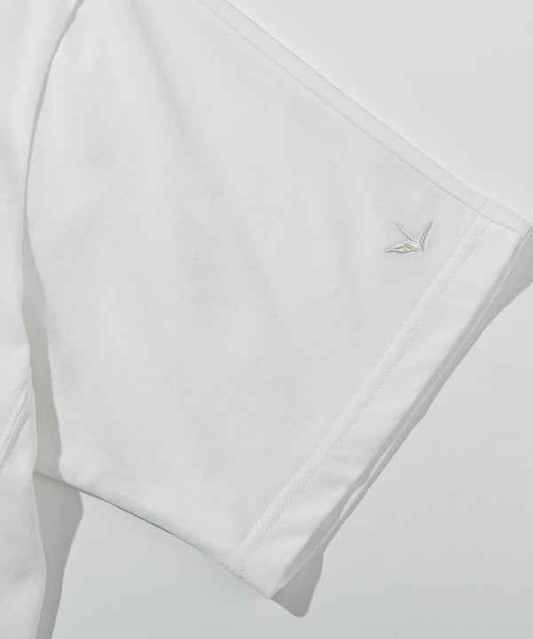 ウノピゥウノウグァーレトレリラックス　エンボスロゴ半袖Tシャツ