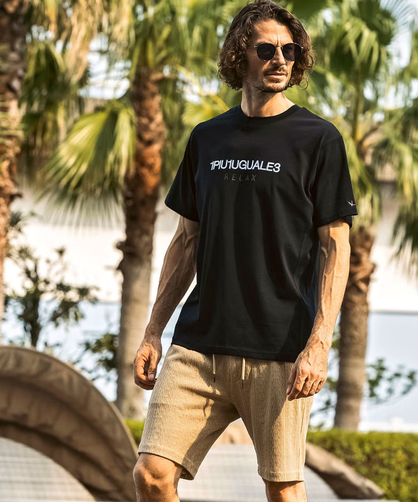 ウノピゥウノウグァーレトレリラックス　リバースロゴ半袖Tシャツ