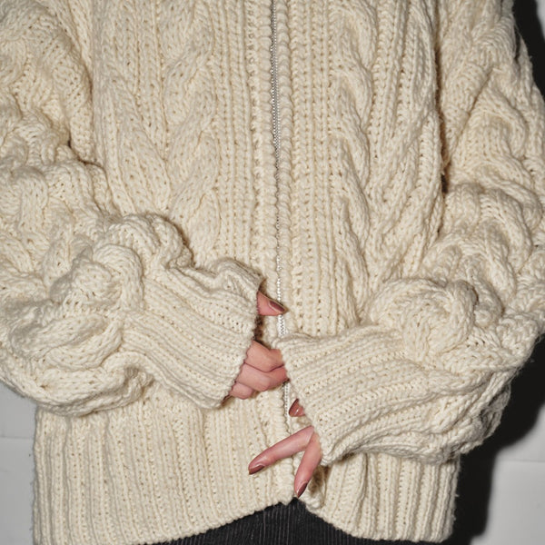 TODAYFUL / トゥデイフル Volume Handknit Cardigan(ボリュームハンドニットカーディガン) – ラヴィアンローズ  公式サイト