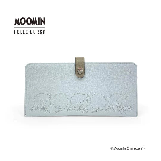 PELLE BORSA/ペレボルサ　スリムウォレット【ムーミントロール】Moomin Dot / 2005