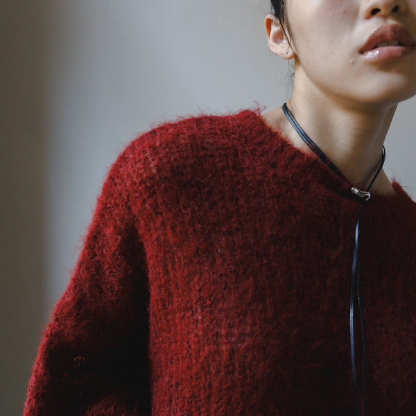 AgAwd/アガウド　Mohair Knit Pullover(モヘアニットプルオーバー)