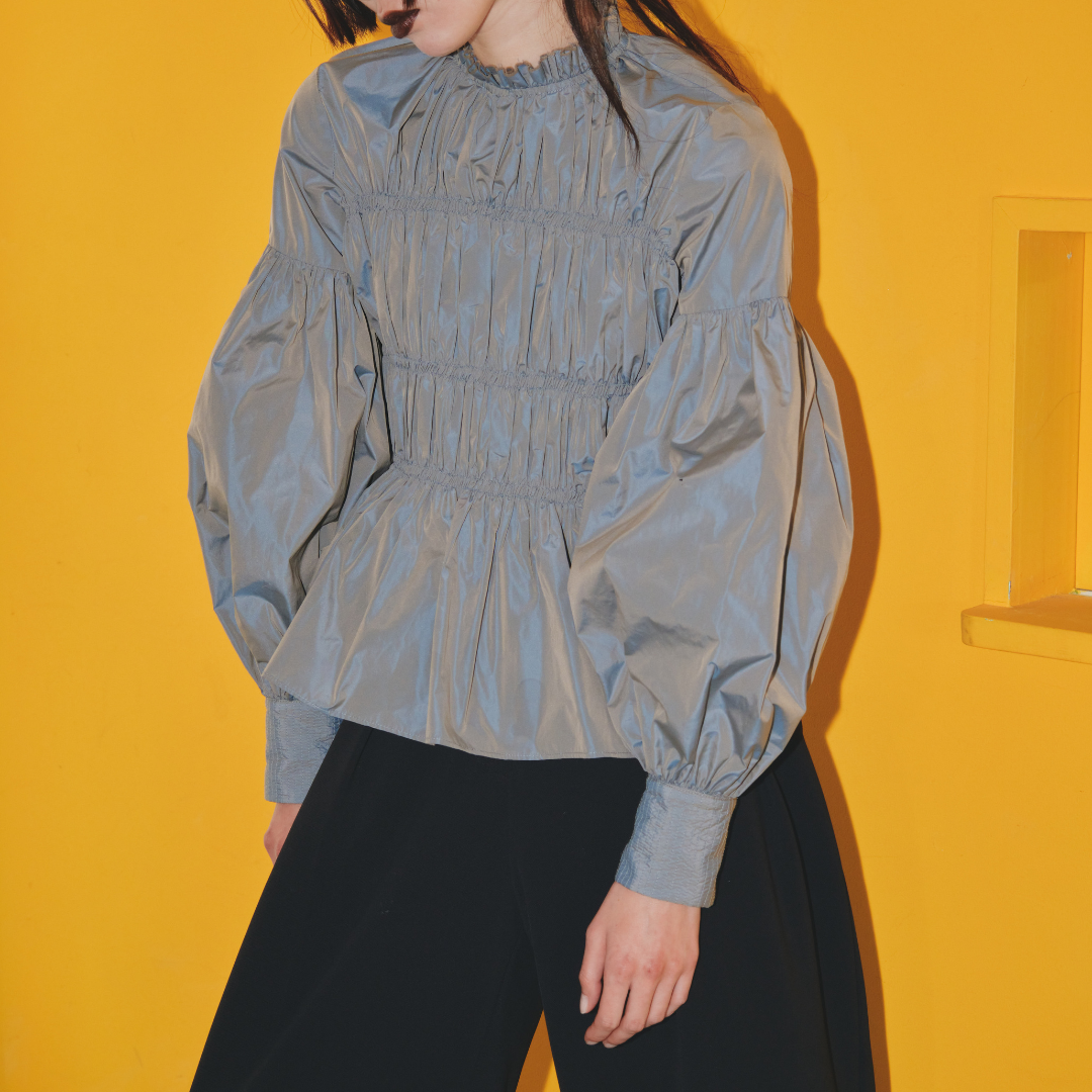 TODAYFUL/トゥデイフル Chambray Shirring Blouse（シャンブレー ...