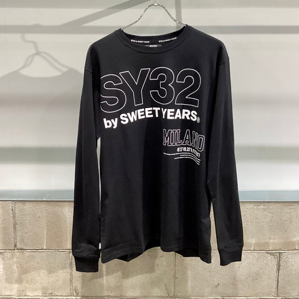 SY32 by SWEET YEARS/エスワイサーティーツーバイスウィートイヤーズ　STICK OUT LOGO L/S TEE