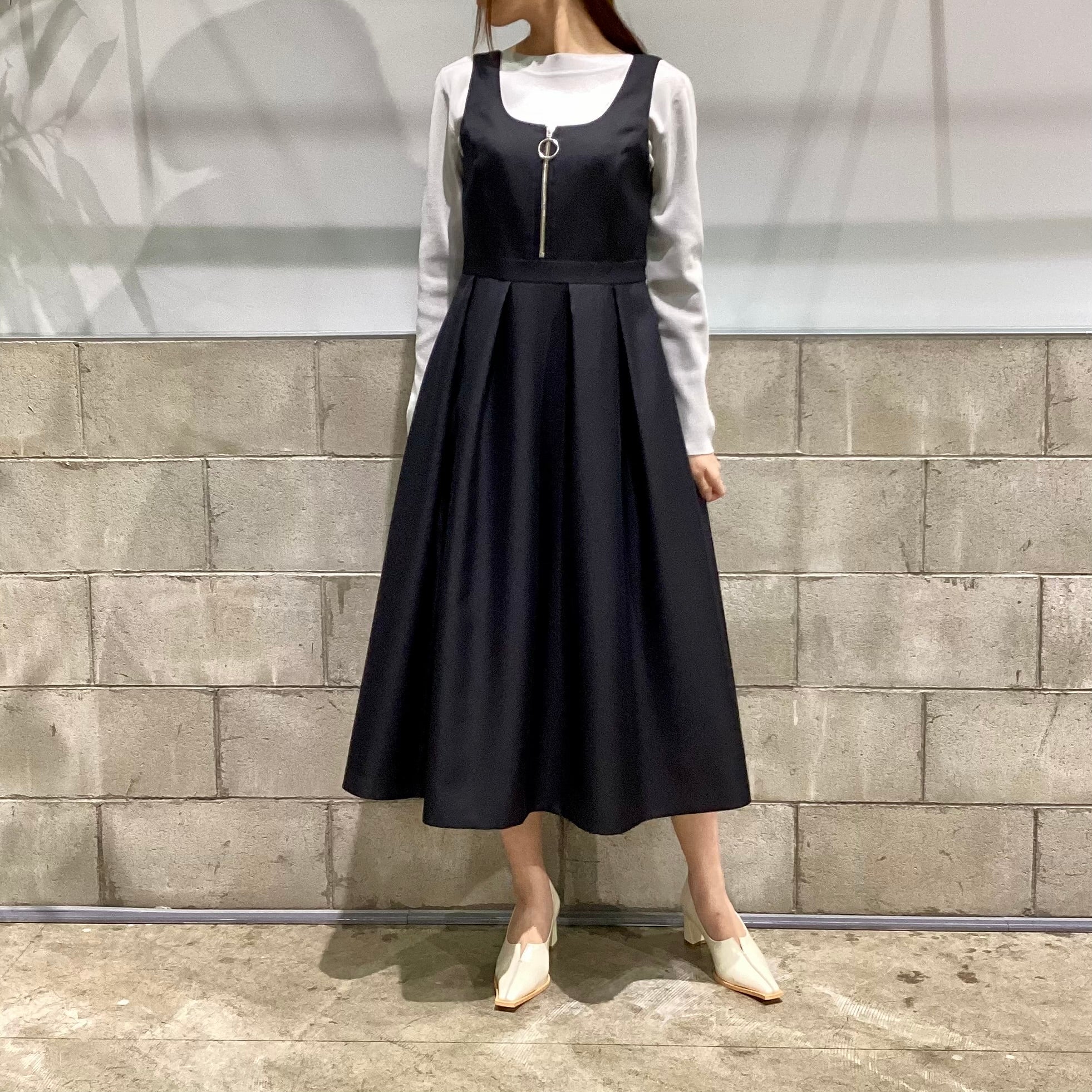 グレースクラス　ウールタッチダブルワンピース ロング　トレンチ風　リボン ウールタッチダブルワンピース / GRACE CONTINENTAL | GRACE