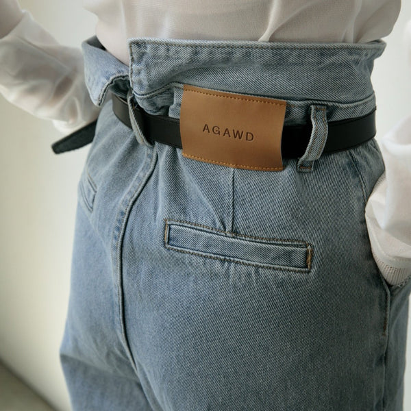 AgAwd/アガウド　Waist Design Denim(ウエストデザインデニム)