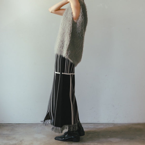 AgAwd/アガウド　Reversible Knit Skirt (リバーシブルニットスカート)