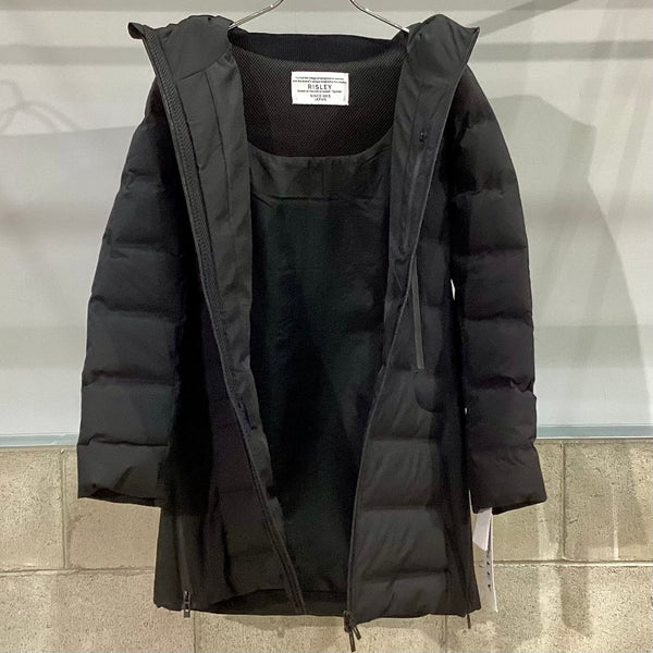 RISLEYシームレスダウン 38 ブラック RISLEY/リズレイ Long seamless down jacket(ロングシームレスダウン