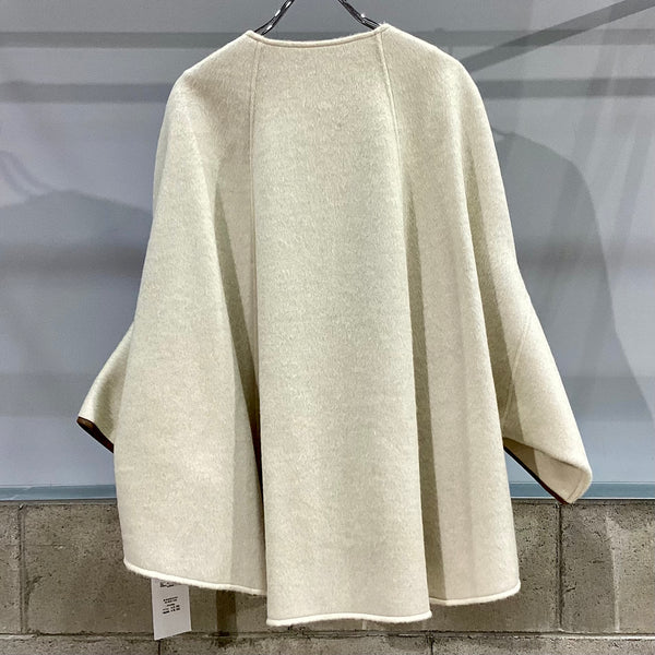 RISLEY/リズレイ Reversible wool poncho coat(リバーシブルウール