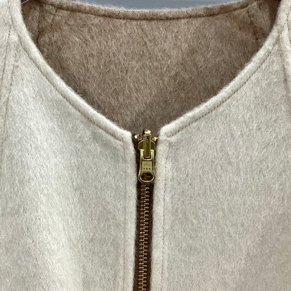 RISLEY/リズレイ Reversible wool poncho coat(リバーシブルウール