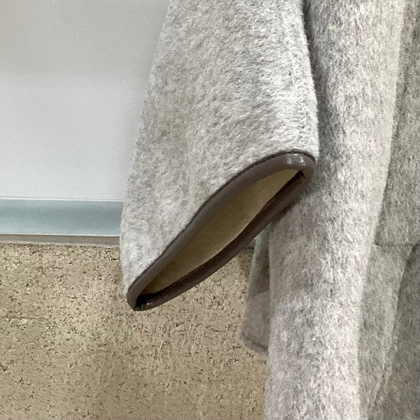 RISLEY/リズレイ　Reversible wool poncho coat(リバーシブルウールポンチョコート)