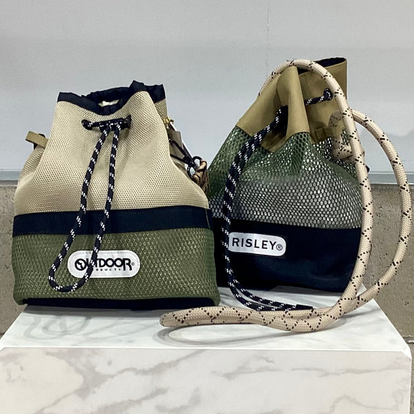 RISLEY/リズレイ　Mesh double pochette(メッシュダブルポシェット)