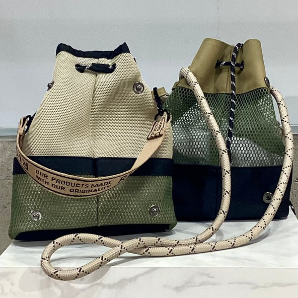 RISLEY/リズレイ　Mesh double pochette(メッシュダブルポシェット)