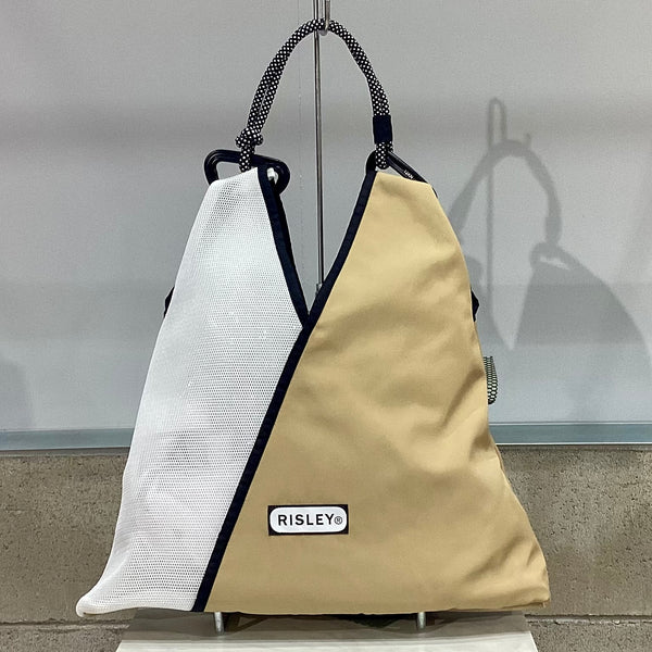 RISLEY/リズレイ　トライアングルフリルメッシュBAG