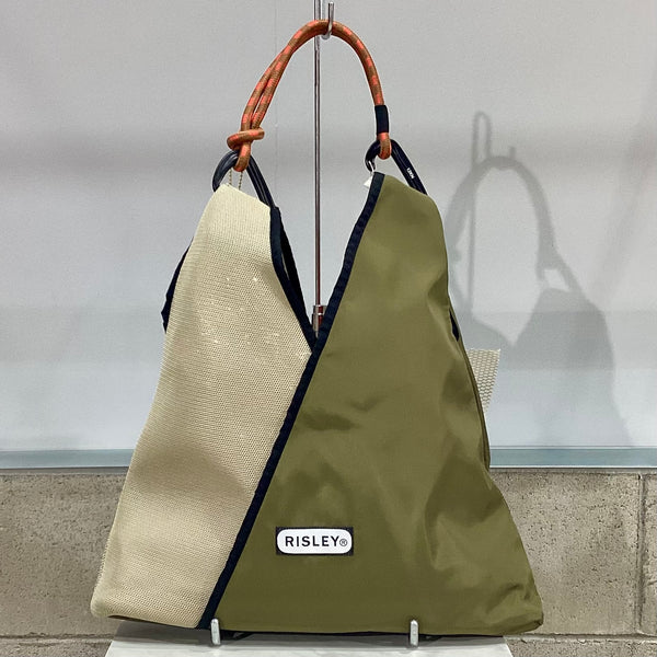 RISLEY/リズレイ　トライアングルフリルメッシュBAG