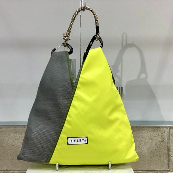 RISLEY/リズレイ　トライアングルフリルメッシュBAG