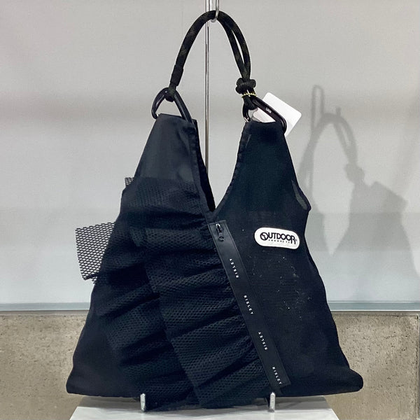 RISLEY/リズレイ　トライアングルフリルメッシュBAG
