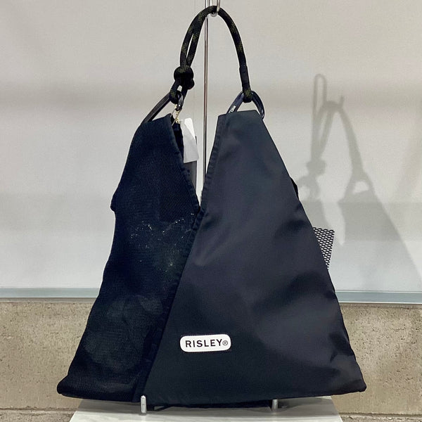 RISLEY/リズレイ　トライアングルフリルメッシュBAG