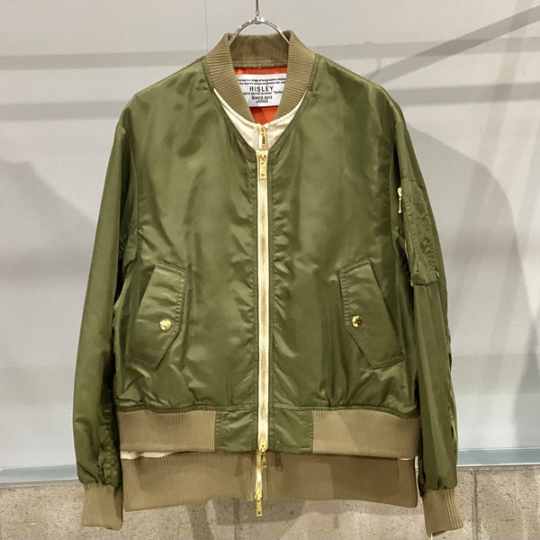 RISLEY/リズレイ　Shoulder MA-1(肩掛けMA-1)