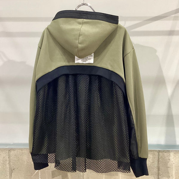 RISLEY/リズレイ　Back mesh hoodie(バックメッシュフーディ)