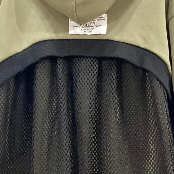 RISLEY/リズレイ　Back mesh hoodie(バックメッシュフーディ)