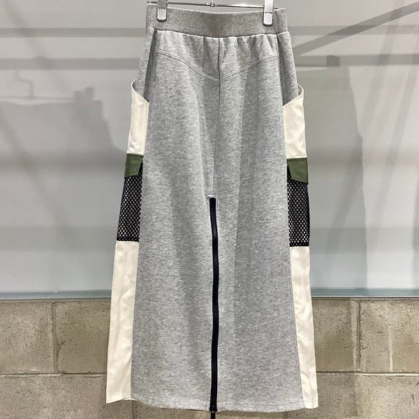 RISLEY/リズレイ　Two-tone zip skirt(ツートンジップスカート)
