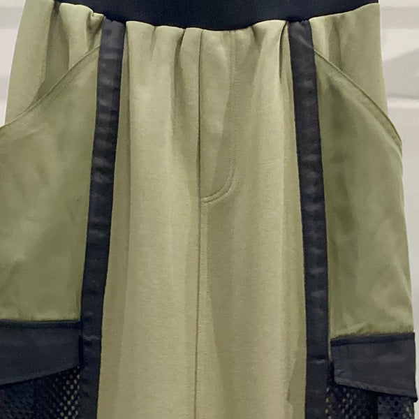 RISLEY/リズレイ　Two-tone zip skirt(ツートンジップスカート)