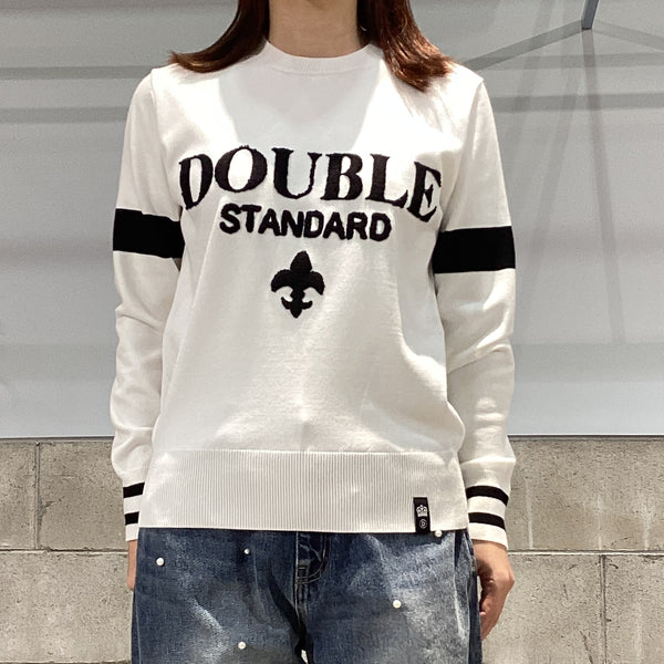 DOUBLE STANDARD CLOTHING /ダブルスタンダードクロージング　DSC / SNOWYロゴ刺繍ニット