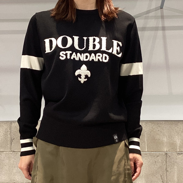 DOUBLE STANDARD CLOTHING /ダブルスタンダードクロージング　DSC / SNOWYロゴ刺繍ニット