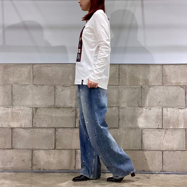 DOUBLE STANDARD CLOTHING ダブルスタンダードクロージング　DSC / スーピマコットン グラフィックTシャツ